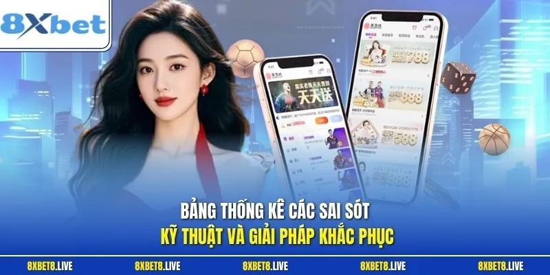 Bảng thống kê các sai sót kỹ thuật và giải pháp khắc phục 